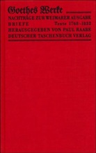 Johann Wolfgang von Goethe - Werke, Weimarer Ausgabe, Nachträge u. Reg. z. IV. Abt.: Briefe, Bibliotheksausg.. Bd.3