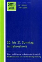 Bernhard Krautter, Franz-Josef Ortkemper - Gottes Volk, Lesejahr A 2008 - 7: 20. bis 27. Sonntag im Jahreskreis