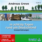 Andreas Greve, Vlad Chiriac - In achtzig Tagen rund um Deutschland, 10 Audio-CDs + 1 MP3-CD (Audiolibro)