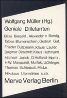 Blixa Bargeld, Tabea Blumenschein, F Butzmann, Wolfgang Müller - Geniale Dilletanten