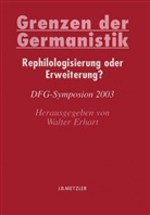 Walter Erharht, Walte Erhart, Walter Erhart - Grenzen der Germanistik