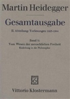 Martin Heidegger, Hartmu Tietjen, Hartmut Tietjen - Vom Wesen der menschlichen Freiheit. Einleitung in die Philosophie (Sommersemester 1930)