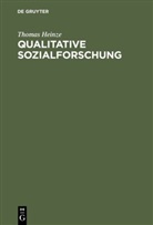 Thomas Heinze - Qualitative Sozialforschung