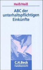 Beate Heiss, Hans Heiss - ABC der unterhaltspflichtigen Einkünfte
