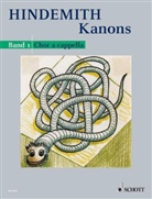 Paul Hindemith - Kanons, Chorpartitur. Bd.1