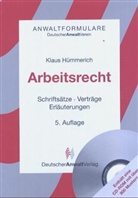 Klaus Hümmerich - AnwaltFormulare Arbeitsrecht, m. CD-ROM