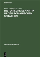 Glessgen, Glessgen, Martin-Dietrich Gleßgen, Martin-Dietrich Gliesgen, Fran Lebsanft, Franz Lebsanft - Historische Semantik in den romanischen Sprachen
