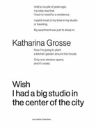 Katharina Grosse - I Wish I Had a Big Studio in the Center of the City