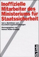 Helmu Müller-Enbergs, Helmut Müller-Enbergs - Inoffizielle Mitarbeiter des Ministeriums für Staatssicherheit - 1: Richtlinien und Durchführungsbestimmungen