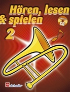 Jilt Jansma, Jaap Kastelein - Hören, lesen & spielen, Schule für Posaune in C (BC), m. Audio-CD. Bd.2