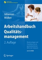 Johanne, Heik Johannes, Heike Johannes, Wölker, Theresia Wölker, Ulric Amon - Arbeitshandbuch Qualitätsmanagement, m. CD-ROM