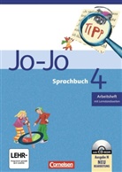 Frid Brunold, Frido Brunold, Ev Götz, Henriette Naumann-Harms - Jo-Jo, Sprachbuch, Ausgabe N, Neubearbeitung: 4. Schuljahr, Arbeitsheft m. CD-ROM