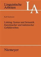 Rolf Kailuweit - Linking: Syntax und Semantik französischer und italienischer Gefühlsverben