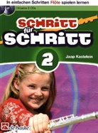 Jaap Kastelein - Schritt für Schritt, für Flöte, m. 2 Audio-CDs. Bd.2