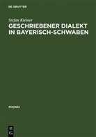 Stefan Kleiner - Geschriebener Dialekt in Bayrisch-Schwaben, m. CD-ROM