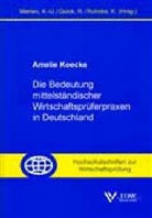 Amélie E. Koecke, Kai-Uwe Marten, Reiner Quick, Klaus Ruhnke - Die Bedeutung mittelständischer Wirtschaftsprüferpraxen in Deutschland
