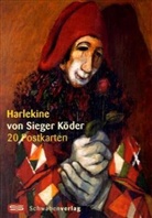 Sieger Köder, Sieger Köder - Harlekine, Postkartenbuch