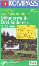 Kompass Karten: Kompass Karte Böhmerwald, Dreiländereck
