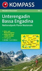 Kompass Karten: Kompass Karte Unterengadin. Bassa Engadina