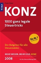 Franz Konz - Konz 2008, 1000 ganz legale Steuertricks