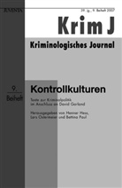 Hess, Henner Hess, Lars Ostermeier, Bettina Paul - Kriminologisches Journal, Beihefte - Nr.9/2007: Kontrollkulturen