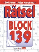 Eberhard Krüger - Rätselblock. Bd.139