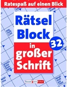 Eberhard Krüger - Rätselblock in großer Schrift. Bd.32