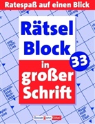 Eberhard Krüger - Rätselblock in großer Schrift. Bd.33