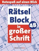 Eberhard Krüger - Rätselblock in großer Schrift. Bd.48