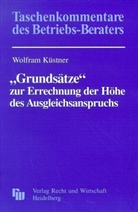 Wolfram Küstner - Grundsätze zur Errechnung der Höhe des Ausgleichsanspruchs