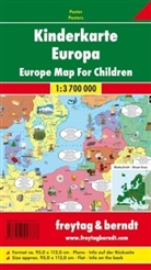 Kinderkarte Europa, Neuausgabe. Europe Map for Children