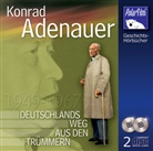 Eva Garg, Matthias Ponnier - Konrad Adenauer. Deutschlands Weg aus den Trümmern, 2 Audio-CDs (Hörbuch)