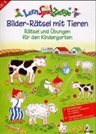 LernSpielZwerge, Übungshefte: Bilder-Rätsel mit Tieren, Rätsel und Übungen für den Kindergarten