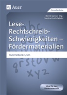 Knoll-Gabriel, Sandra Kroll-Gabriel, Bern Ganser, Bernd Ganser - Lese-Rechtschreib-Schwierigkeiten - Fördermaterialien: Materialband: Lesen