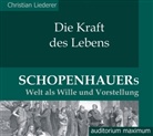 Christian Liederer - Schopenhauers Welt als Wille und Vorstellung, 2 Audio-CDs (Hörbuch)