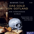 Berndt List, Jana Schulz, Peter Wolf - Das Gold von Gotland, 5 Audio-CDs (Audio book)