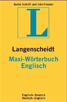 Langenscheidt Maxi-Wörterbuch Englisch