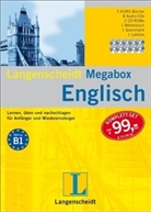 Langenscheidt Megabox Englisch, 3 Kurs-Bücher, 8 Audio-CDs, 2 CD-ROMs, Wörterbuch, Grammatik u. Lektüre