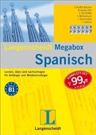 Langenscheidt Megabox Spanisch, 3 Kurs-Bücher, 8 Audio-CDs, 2 CD-ROMs, Wörterbuch, Grammatik u. Lektüre