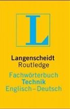 Langenscheidt Routledge Fachwörterbuch Technik, Englisch-Deutsch