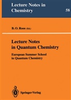Björ O Roos, Björn O Roos, Björn O. Roos - Lecture Notes in Quantum Chemistry. Vol.1
