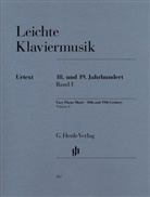 Walter Georgii - Klaviermusik (Auswahlband) - Leichte Klaviermusik - 18. und 19. Jahrhundert, Band I. Band.1