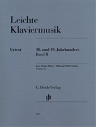 Walter Georgii - Klaviermusik (Auswahlband) - Leichte Klaviermusik - 18. und 19. Jahrhundert, Band II. Band.2