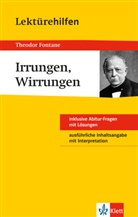 Michael Bengel, Theodor Fontane - Klett Lektürehilfen Theodor Fontane, Irrungen, Wirrungen