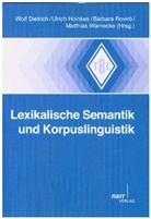 Wolf Dietrich, Ulric Hoinkes, Ulrich Hoinkes, Barbara Roviro, Bàrbara Roviró, Bàrbara Rovirò u a... - Lexikalische Semantik und Korpuslinguistik