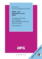 MAK- und BAT-Werte-Liste 2005