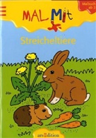 Angelika Penner - Mal mit!: Streicheltiere, Malbuch
