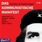 Friedrich Engels, Karl Marx, Katharina Thalbach - Das Kommunistische Manifest, 2 Audio-CDs. Musik: Degeyter / Eisler / Maske (Audio book)