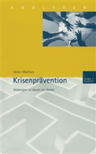 Volker Matthies - Krisenprävention