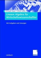 Christoph Mayer, Carsten Weber - Lineare Algebra für Wirtschaftswissenschaftler